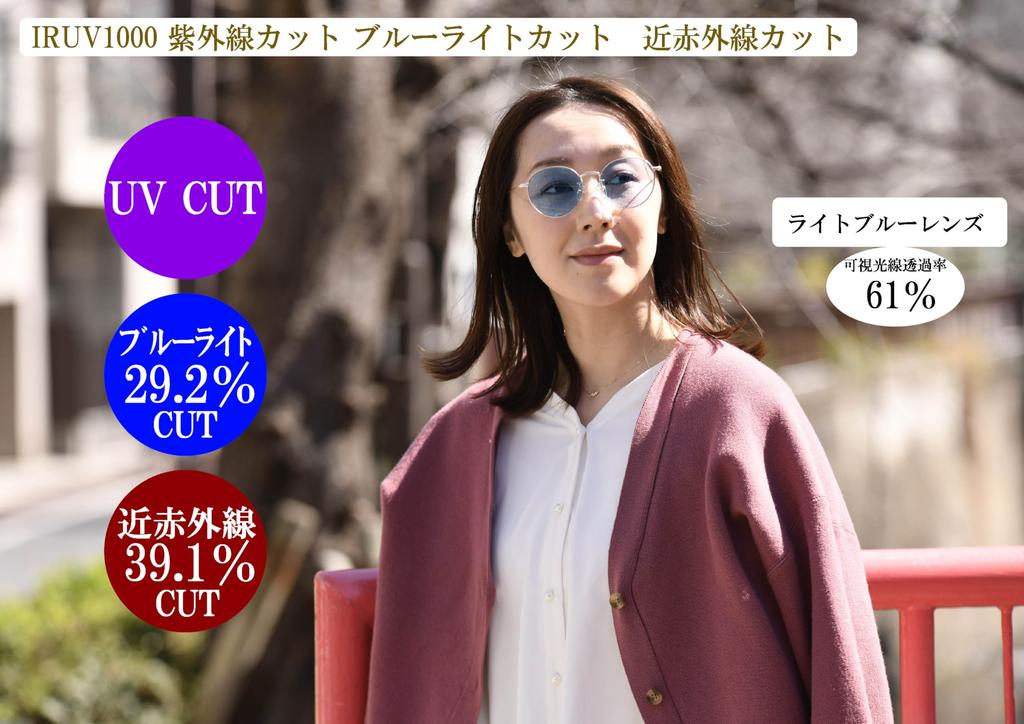 Face Trick Glasses and Blue Light Blocking Sunglasses from Sabae Brown with IRUV Light Blue UV, Near-Infrared, Manufacturer, Demi/Gold Lenses,