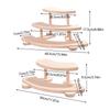 Two/Three Layer Wood Display Stand Toy Blind Box Organizer Cosmetic Perfume Display Shelf Organization Storage Decoration Holder
