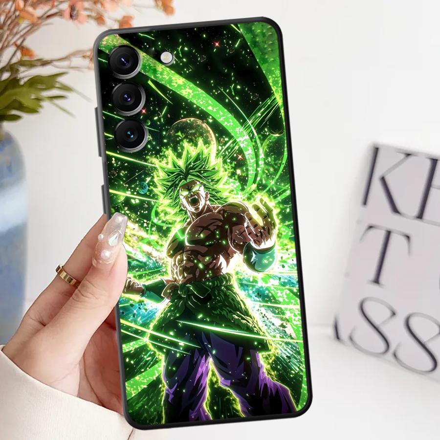 Case for Samsung Galaxy A25 A71 A26 A72 A32 A36 A24 A55 A41 A23 A53 A22 A52 A35 A51 A73 Black Soft Phone Cover Dragon Ball