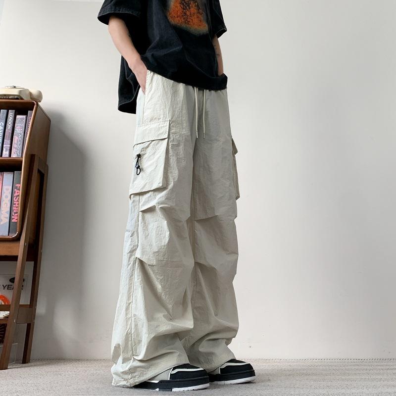 Spring new American high street tooling pants men's loose casual charging paratrooper pants