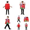 Christmas Gift Box Costume For Kids With Sponge Material For Holiday Stage Performances