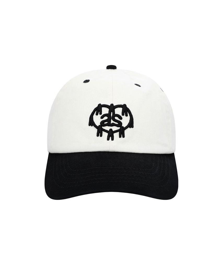 ALTER STUDIO Washed Heart Symbol Ball Cap_Wh/Black