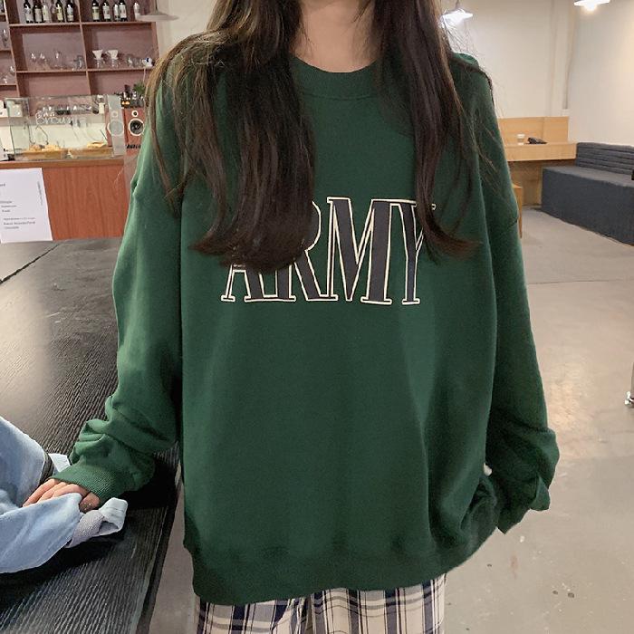 Women's Plus Size American Retro Oversized Hoodie - Early Autumn 2023, Long Sleeve, Loose Fit, Lazy Style