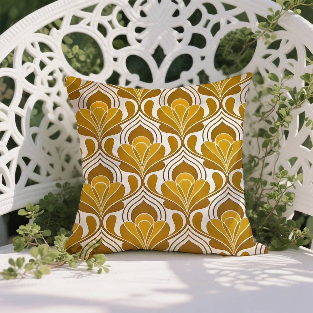 Wzór kwiatowy z orzecha nerkowca Naturalne Etro-A Antyroztoczowy poszewka na poduszkę Niewidoczny zamek Jedwabisty krótki plusz Pokrowiec na poduszkę sofy