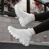 Ultralight Running Shoes 45 Size Mens Sock Trainers Fashion Breathable Sock Sneakers Woman High Top Sport Sneaker Platform Shoes