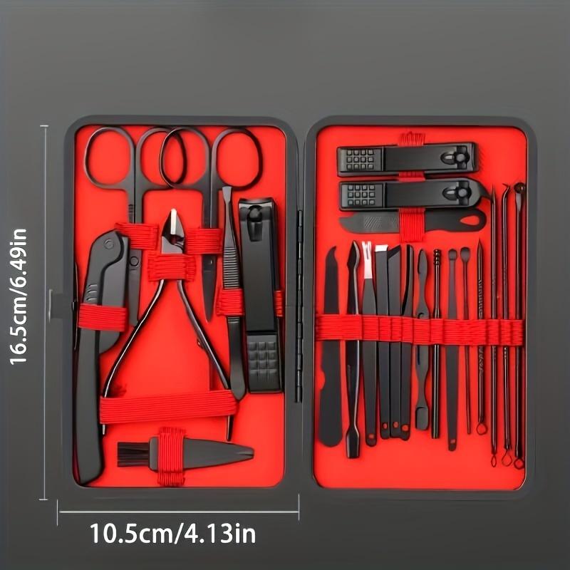 Premium Stainless Steel Nail Grooming Set - Professional Manicure and Pedicure Set with Cuticle Clippers, Nail Clippers and Nail Clipper Set