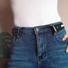 Buckle-Free Belt for Jean Pants Elastic Invisible for Belt Men Women Fashion No Buckle Stretch Elastic Waist Belt