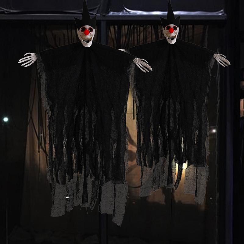 Halloween Party Decor Halloween Hanging Horror Skull Hanging Ornament Haunted House Outdoor Scary Prop Mexico Day of The Dead