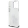 Karl Lagerfeld IML Aquarelle Karl & Choupette & Logo Case for iPhone 16 Pro White
