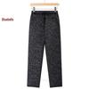 Women's Plus Size Warm Cotton Pants - Elastic Waist, Comfortable, Loose, Printed, Winter, Middle-Aged & Elderly 