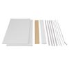 Air Conditioner Side Insulation Panel Kit Heat Draft Insulating Foam Panel with EVA Strip for Window AC Unit