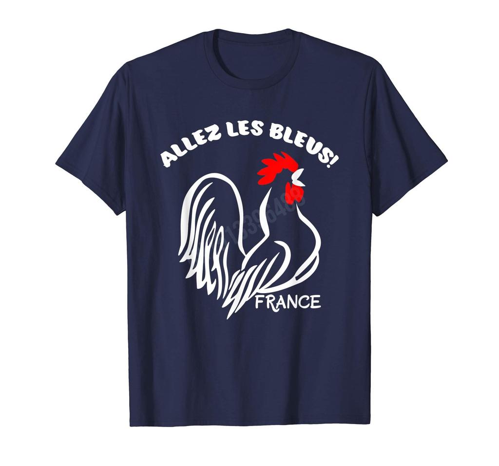 ZX More Design French Culture Bonjour YAll France Roots Flag Tshirts Hip Hop Tops Cotton Tees