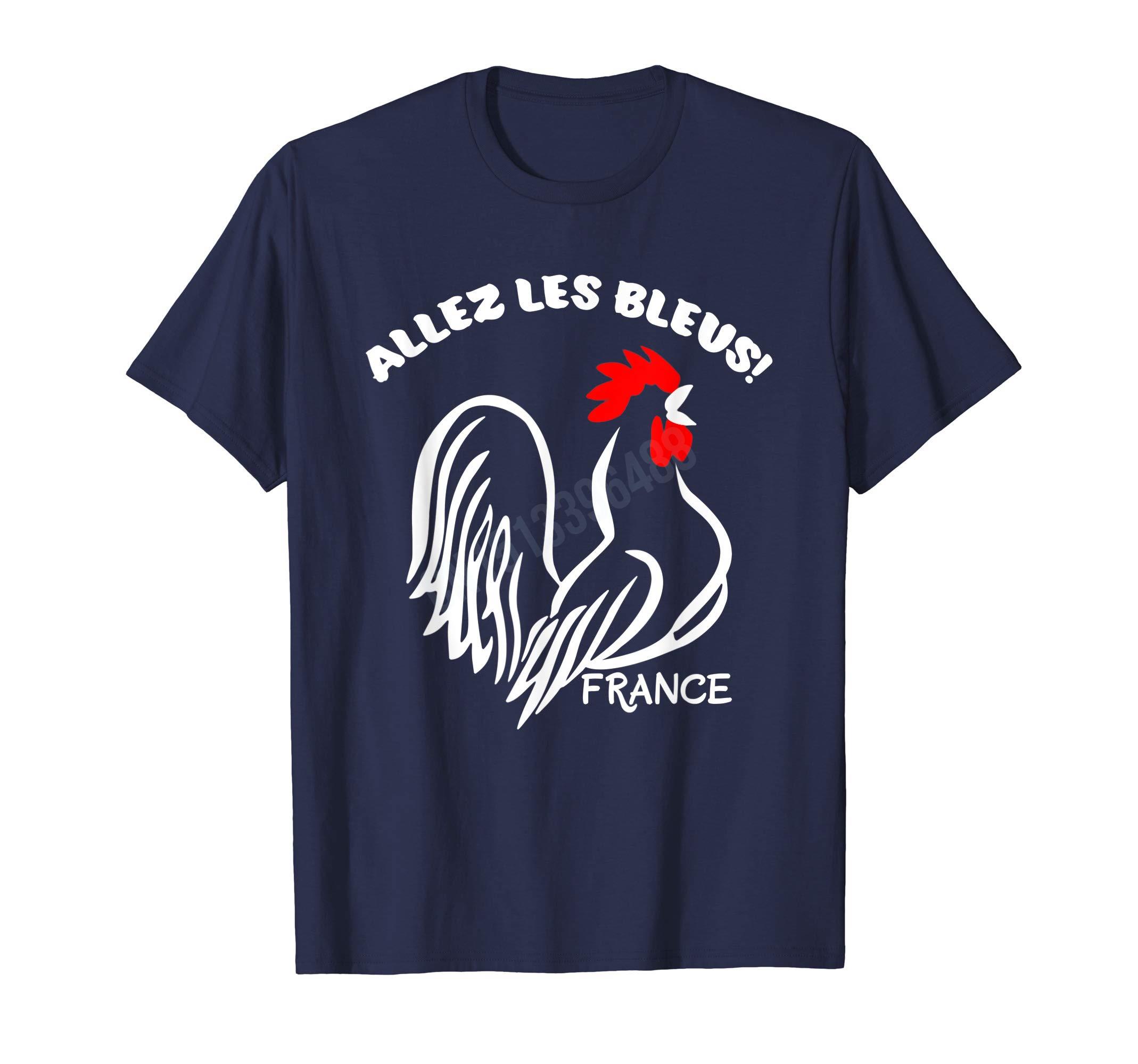 ZX More Design French Culture Bonjour YAll France Roots Flag Tshirts Hip Hop Tops Cotton Tees S