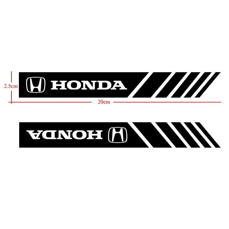 2025 Car New Honda Car PVC Stripe Racing Strips Rear View Mirror Stickers Badge For Honda Civic Varadero Xl1000 Xadv 750 Forza S
