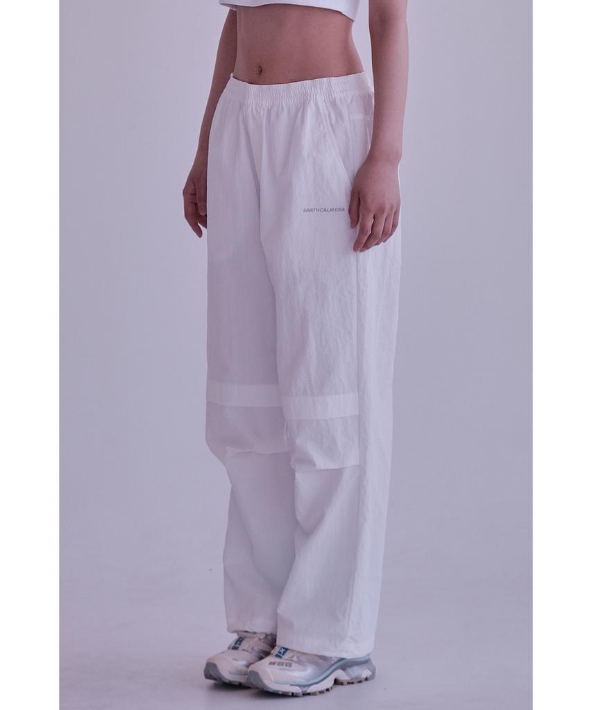 Eolseukamela [Reorder] Lightweight Parachute Pants Women_White