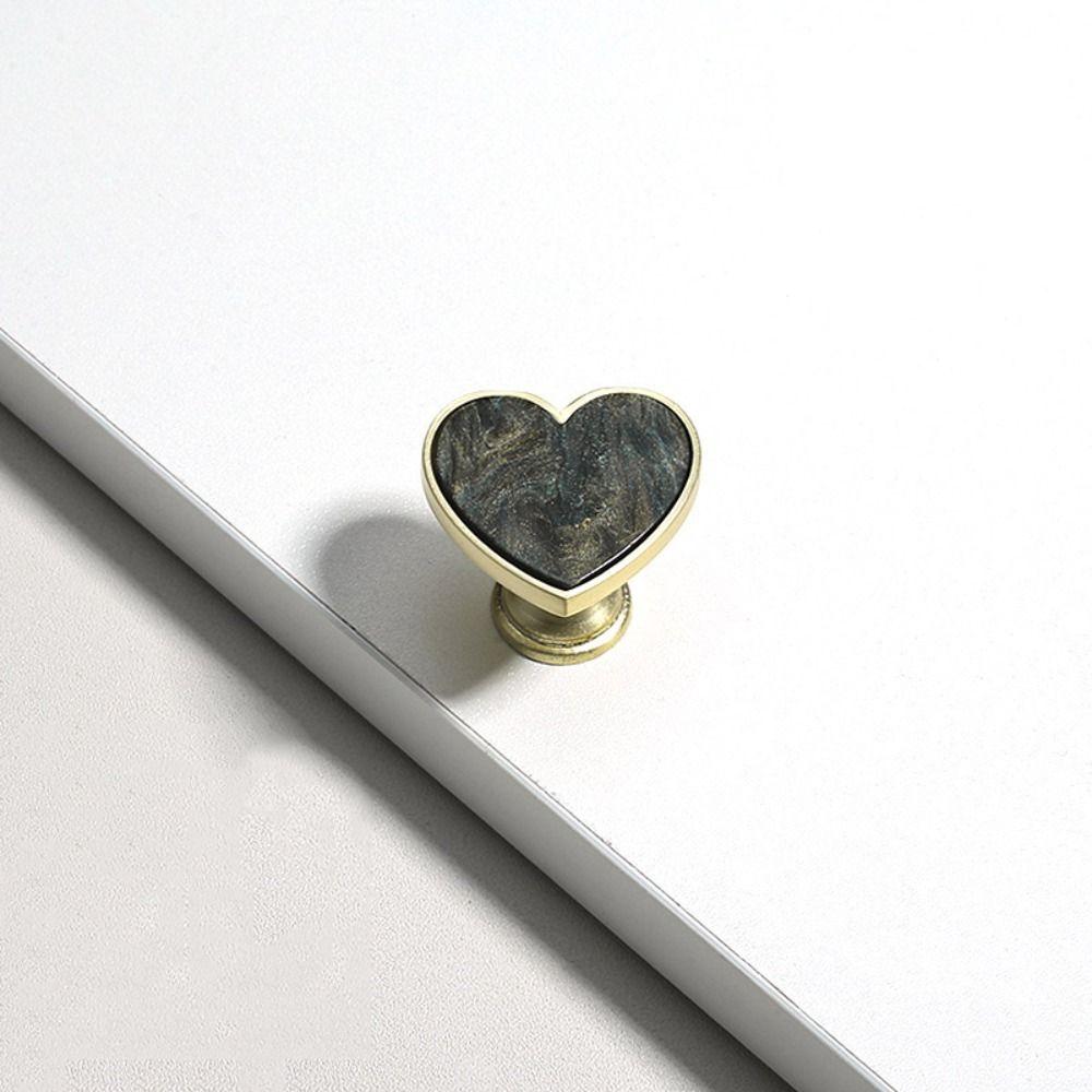 

Современные ручки-скобы для дверей Ракушка Любовь Ручки для ящиков Креативность Мебельная ручка Мебель Black