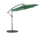 Best Choice Products 10ft Offset Patio Umbrella w/Tilt Adjustment, Polyester Shade, 8 Ribs for Backyard, Poolside - (Dark green)(No Base)