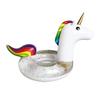 Unicorn-shaped Swim Ring, Glittery, 100cm/170cm, PVC, for Pools and Beaches, for Adults and Children (110cm)