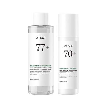 ANUA Hokudami Soothing 2 STEP Set Fluctuation Skin Soothing Care Set Moisturizing Moist Lotion Full of Moisture Moisture Moisturizing Skin Oily Skin