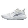 Li Ning Combat Low Durable Breathable Non-Slip Shock Absorption Supportive Low-Top Basketball Shoes Men Sneakers Off-White Gray ABPR027-2