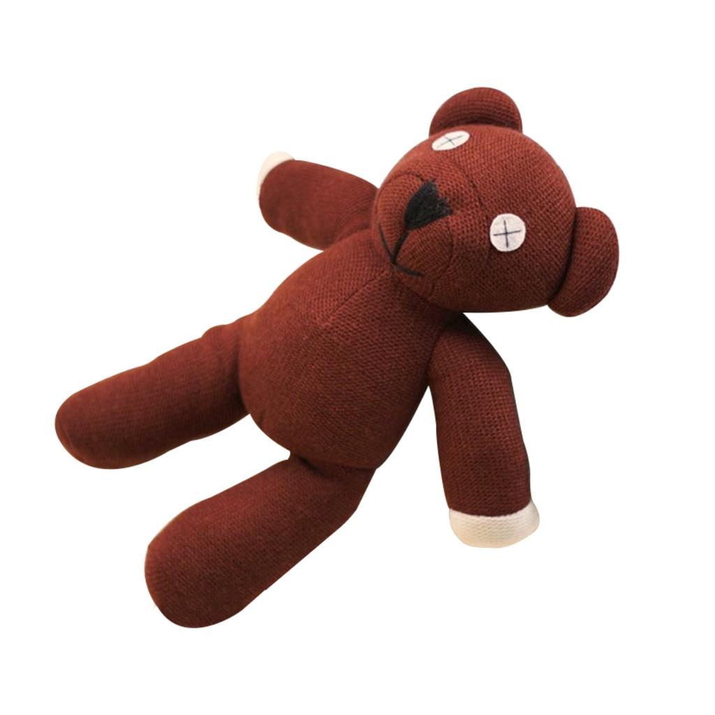 Mr Bean Teddy Plush Doll Brown 23cm Soft Stuffed Figure For Kids Gift And Novelty