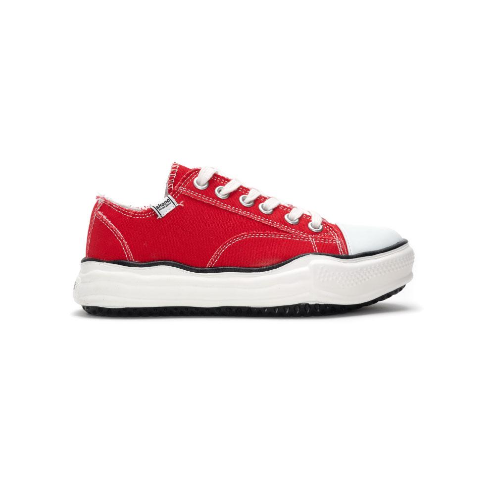 Skono Grunge Canvas Sneakers / Red