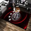 1Pc Football Team Cartoon Print Carpet High Quality Comfortable for All Seasons, Home Decor