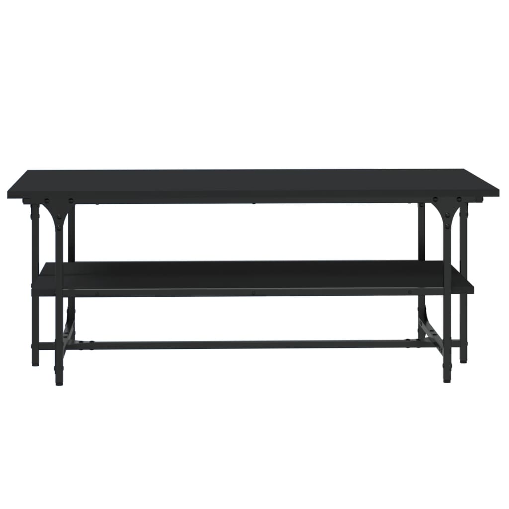 Coffee Table Black 100x50x40 cm Particleboard