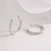 Moissanite Lab Diamond Tennis Earrings BME023