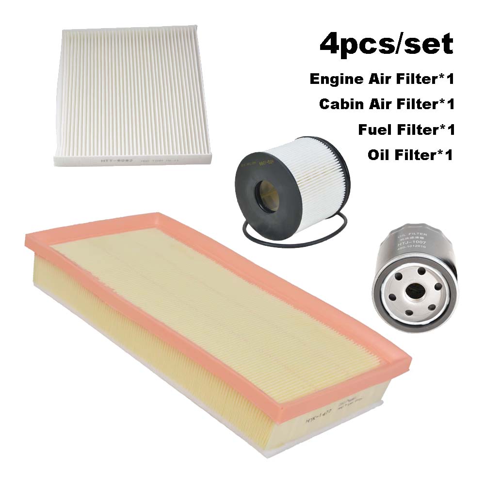 

4pcs Filter Set For Saic MAXUS Deliver 9 2.0TDI-Diesel 2019-2023 V90 Engine Cabin A/C Fresh Air Fuel Oil Filter Parts C00176661 4pcs Set A
