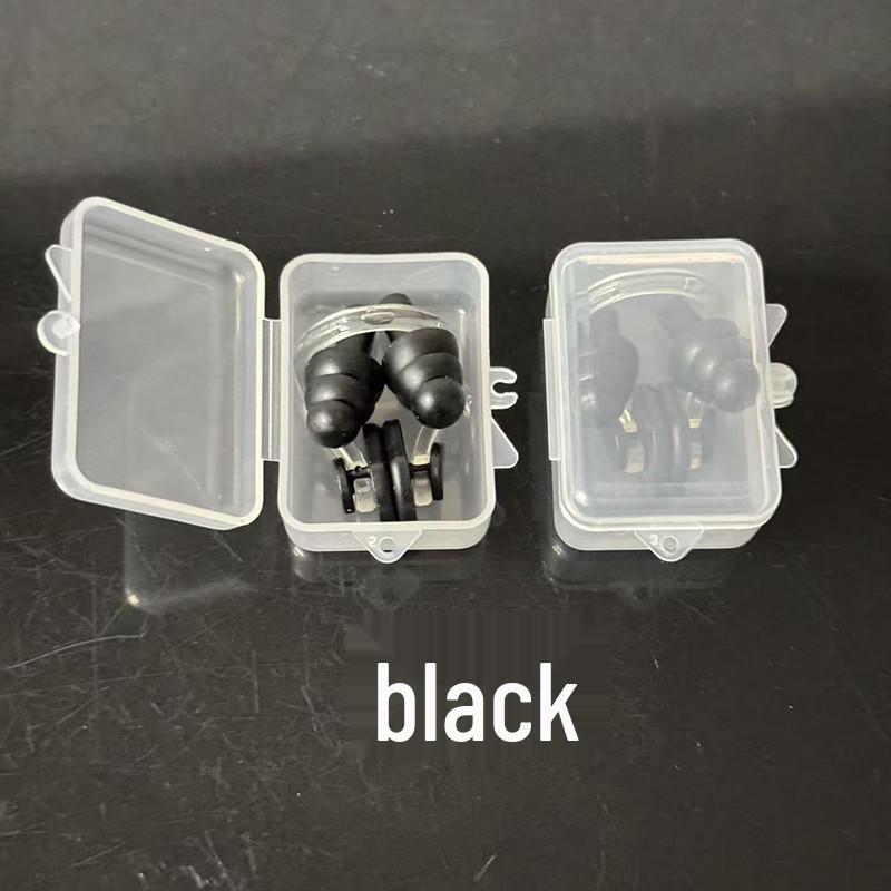 Nose Clip & Earplugs Set for Swimming - Soft Silicone, Waterproof, Universal Fit for Adults and Children