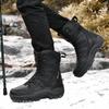 New Waterproof Men's Boots Outdoor Non-slip Men Hiking Boots High Top Winter Men's Motorcycle Boots Rubber Men Work Desert Boots