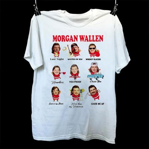 New Morgan Wallen christmas Christmas Gift Unisex S-5XL Shirt DO386 Unisex T-Shirt XXXL
