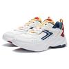 Li Ning Classic Casual Shock Absorbing Low Top Running Shoes Men Sneakers White Blue AGCR331-4