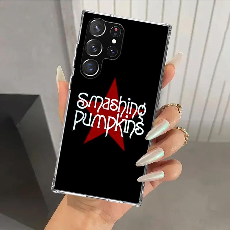 Rock The Smashing Pumpkins Phone Case for Samsung Galaxy S26 S24 S23 Ultra S25 Edge S22 S21 Plus S20 FE + Soft Print Shell Funda