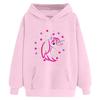 Girl's Hoodie - Pink Unicorn - - Pink