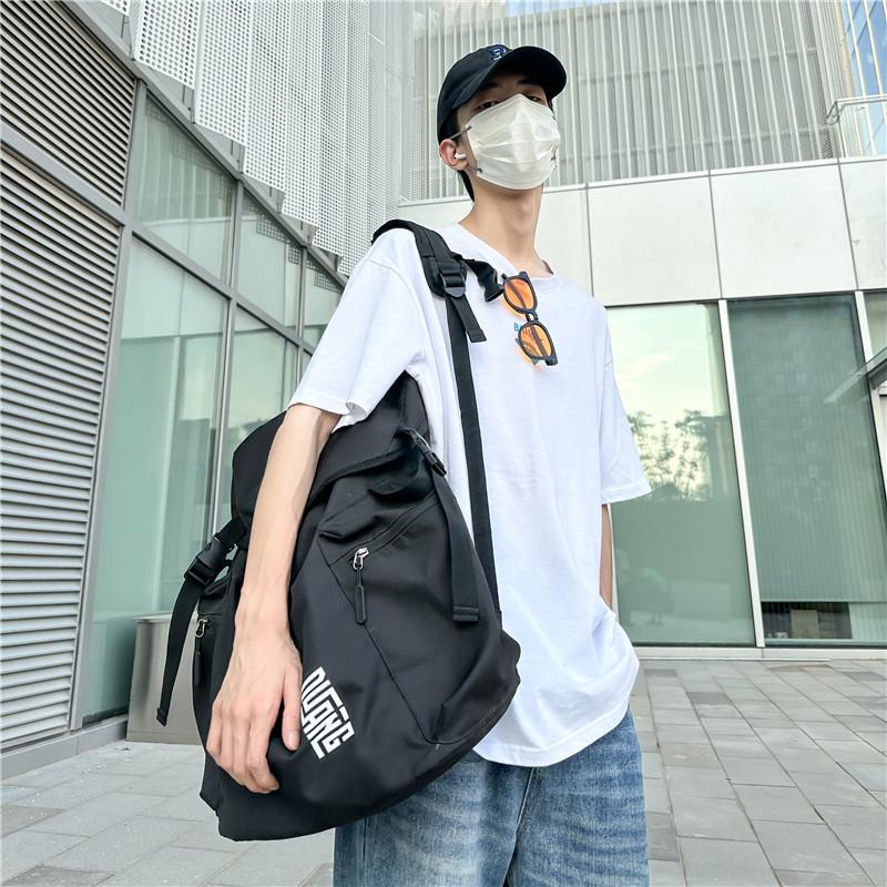 Backpack Men'S Large Capacity Leisure Travel Bag Junior High School Student School Bag Women'S High Value