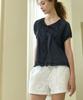WIOE Masha Cotton Banding Shorts_White