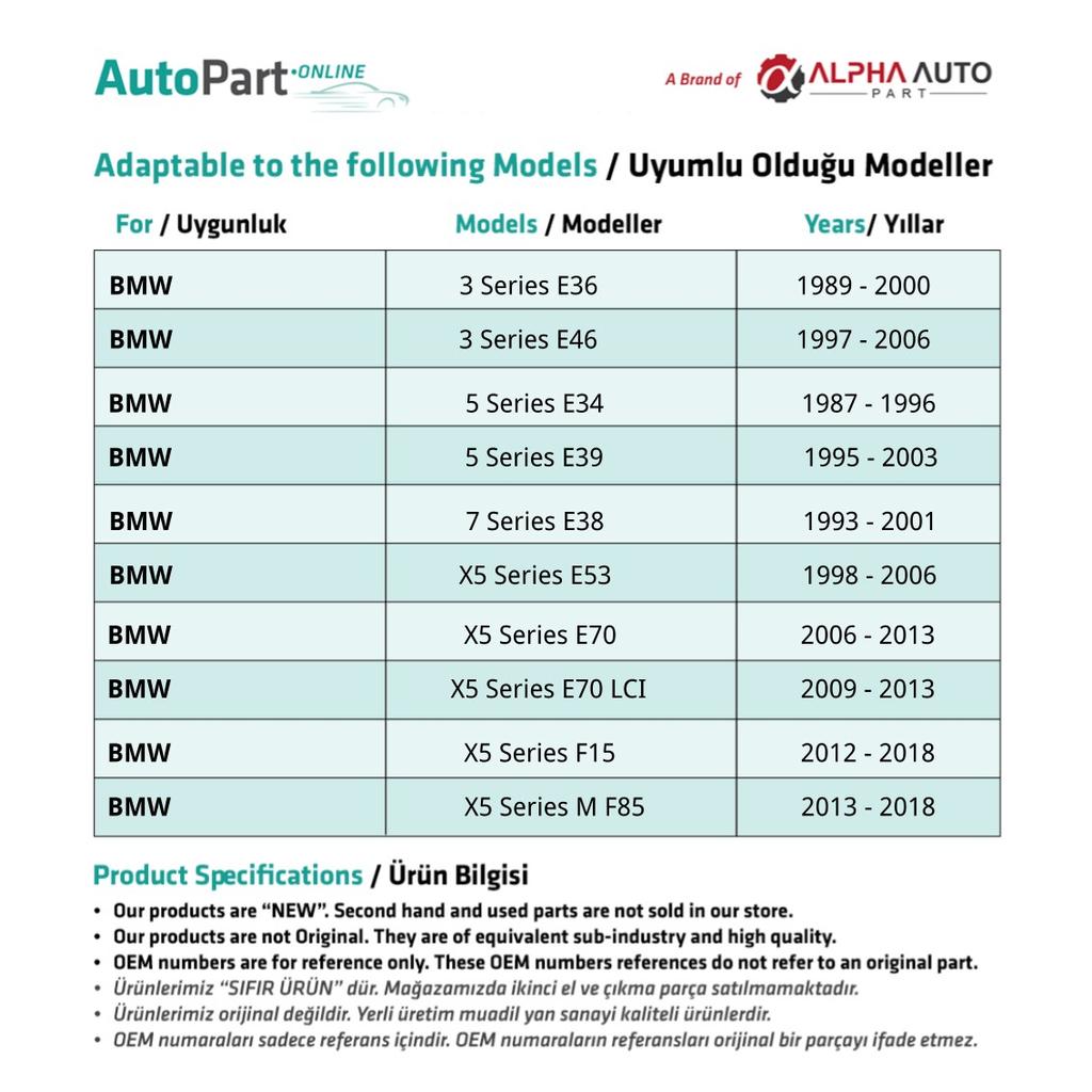 Møbelklemmer til BMW Ford 10stk