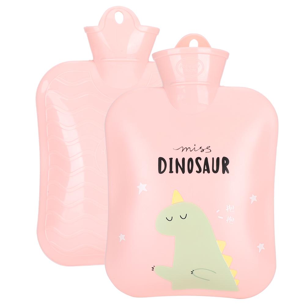 

2Pcs Cartoon Hot Water Bottle Large Cute Portable Water Injection Autumn Winter Hand Warmer