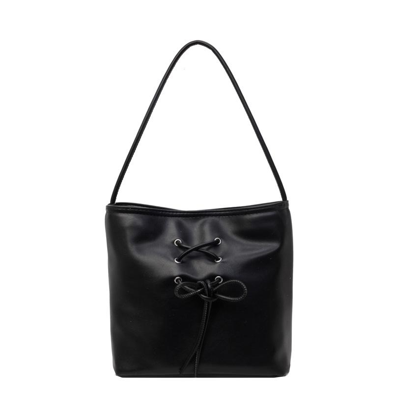 Fashion large-capacity bag women's 2025 spring new versatile high-value shoulder bag premium texture bucket bag women