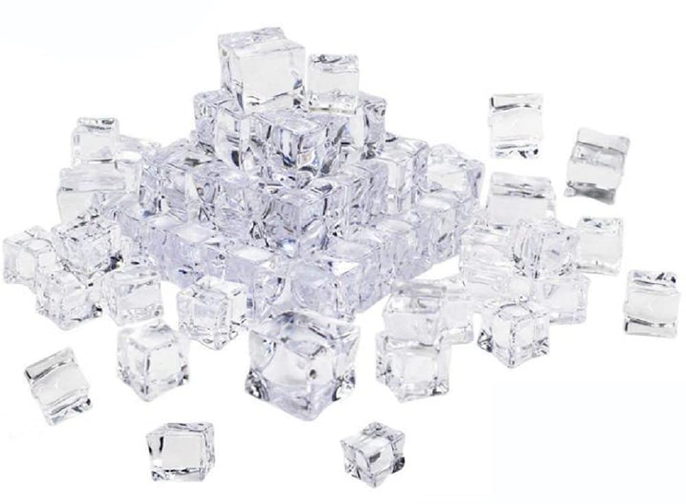 Display Food Photography 2cm Cube Set of 50 [Myth Square] Ice, Sample, Model, Prop, Ice,