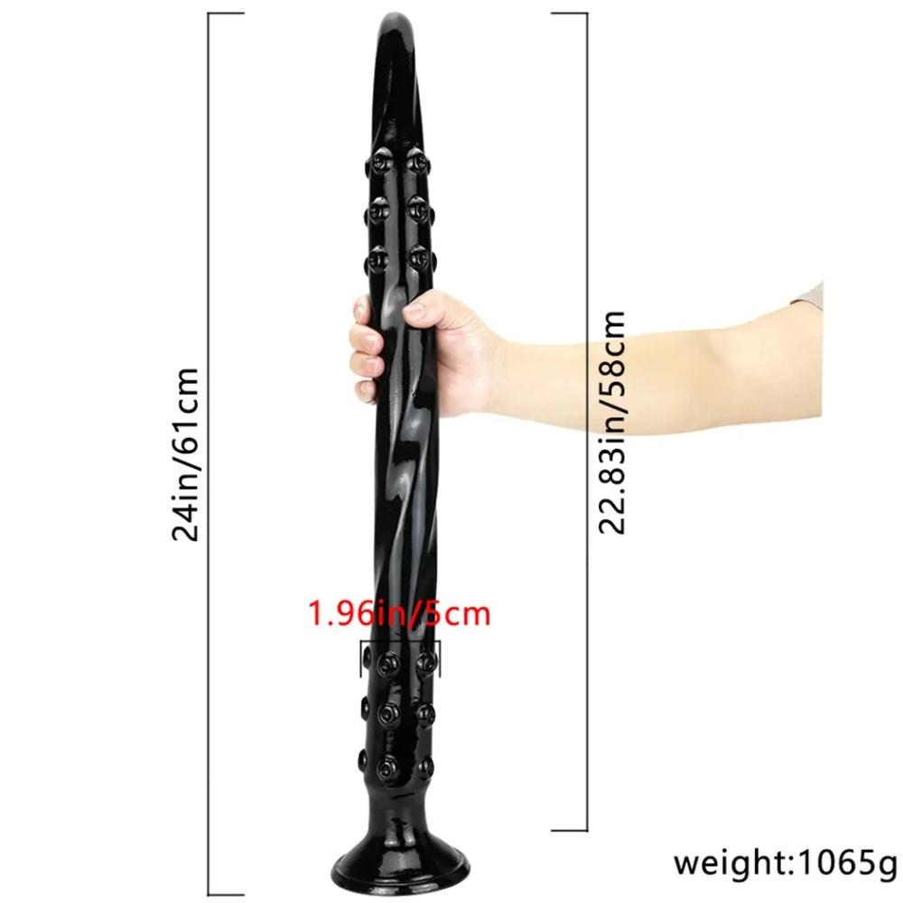 Super Long Butt Plug Powerful Suction Cup Anal Dildo Female Masturbator Anal Plug Stimulate Vagina Sex Toys for Woman Man Gay 18