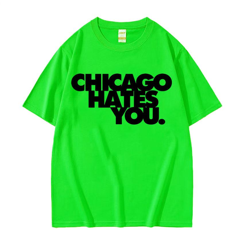 Rapper Chief Keef Chicago Hates You Same Style T Shirt Men Harajuku Hip Hop Vintage Tshirt Casual 100 Cotton Oversized Tshirts