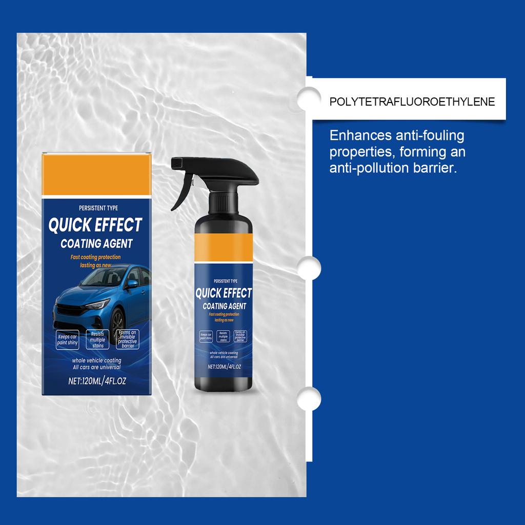 Car Ceramic Coating Spray Effectively Cleans Stains Polished and Glossy Refurbishment and Repair Nano Automotive Coating Spray