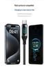 PD100W Digital Display Silicone Fast Charging Cable for Android and Apple Phones