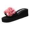 Damen-Sommermode, lässige Flip-Flops mit Clip-Zehe, rutschfeste Keile, Strandhausschuhe