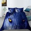 Animal 3D Digital Printing Wolf Series Bedding Two Three Piece Set Polyester