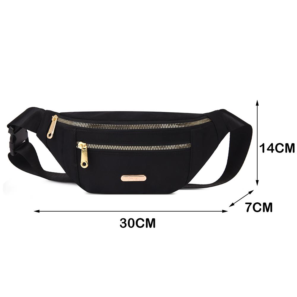Casual Chest Bag 2025 Luxury Designer Women's Waist Bag Multi-pocket Street Fanny Pack PU Chest Bag Wide Strap Crossbody Bag