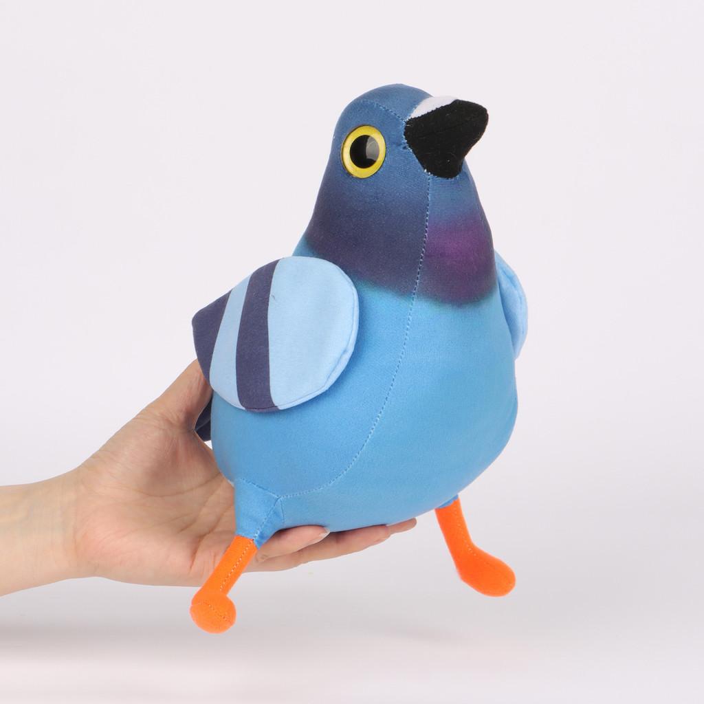 Pigeon Pop Plush Animal Toy Short Pile Cotton Soft Toy For Kids And Teens